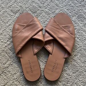 Everlane Women's rose colored Slide Sandals